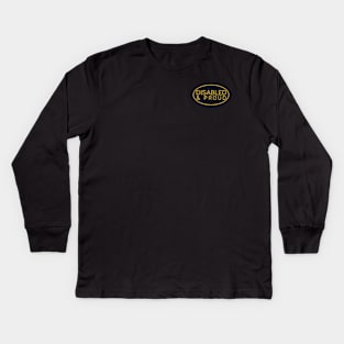 Disabled and Proud ver. 3 Gold Kids Long Sleeve T-Shirt